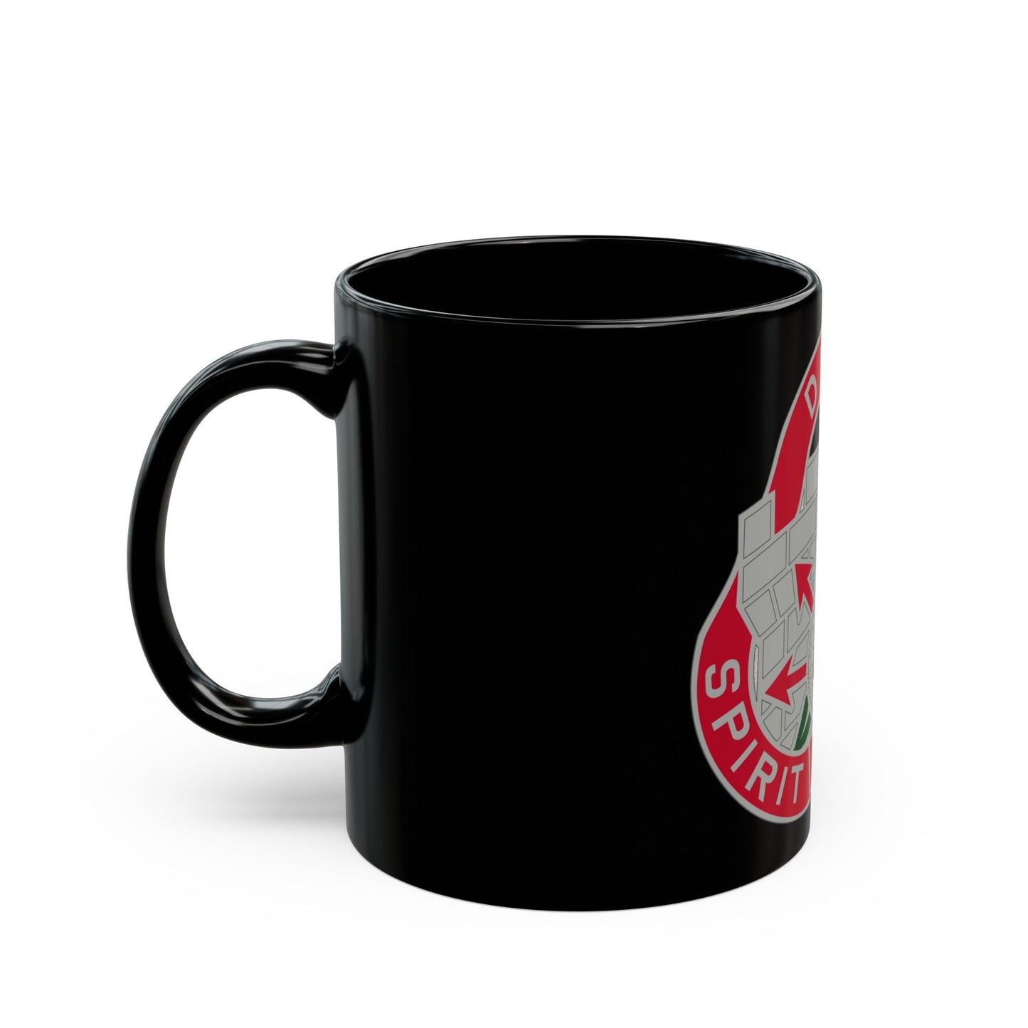 134 Engineer Group (U.S. Army) Black Coffee Mug-The Sticker Space