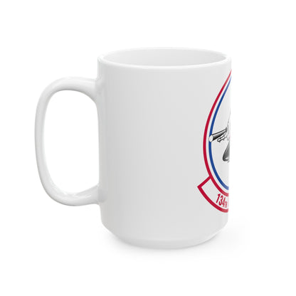 134 Fighter Squadron (U.S. Air Force) White Coffee Mug-The Sticker Space