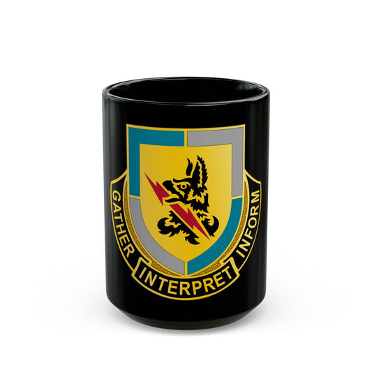 134 Military Intelligence Battalion (U.S. Army) Black Coffee Mug-15oz-The Sticker Space