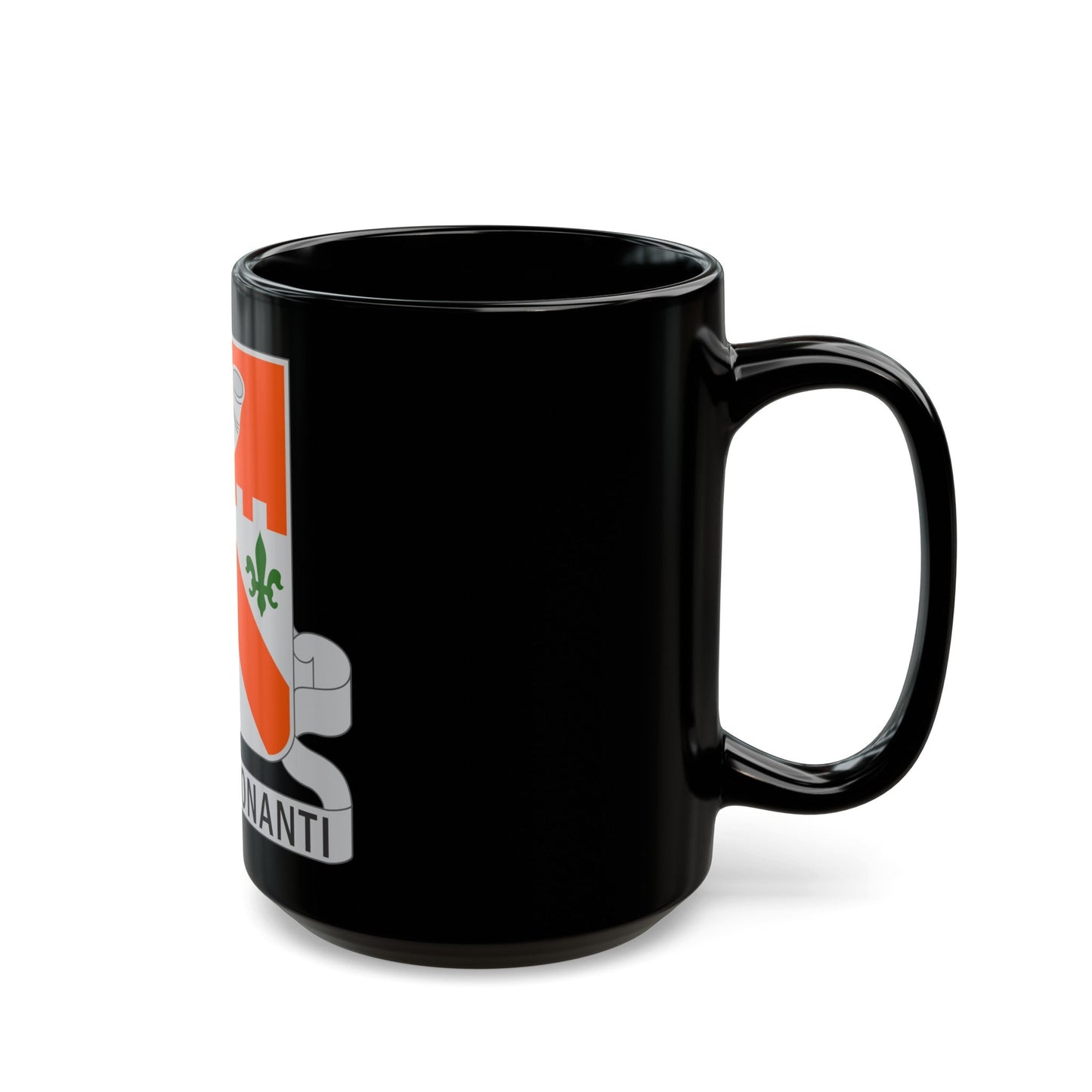 134 Signal Battalion (U.S. Army) Black Coffee Mug-The Sticker Space