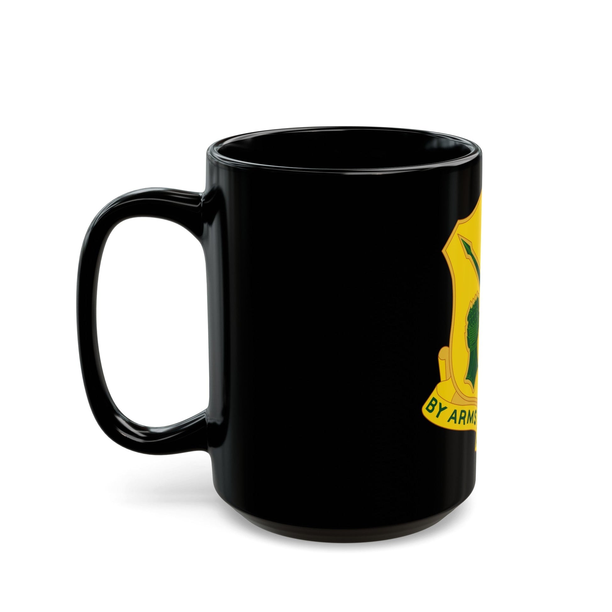 134 Tank Battalion (U.S. Army) Black Coffee Mug-The Sticker Space