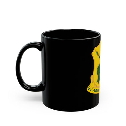 134 Tank Battalion (U.S. Army) Black Coffee Mug-The Sticker Space