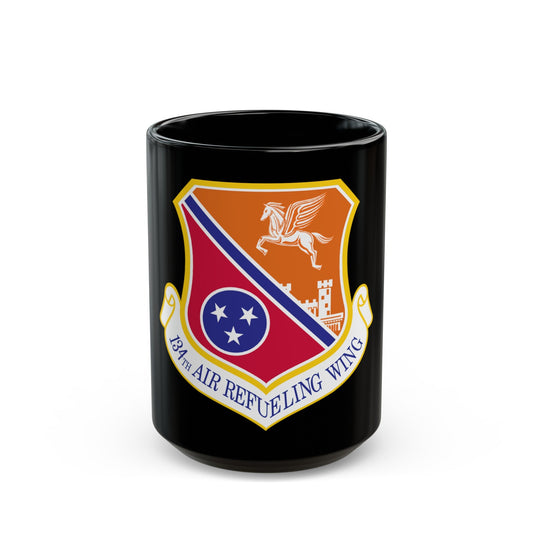 134th Air Refueling Wing (U.S. Air Force) Black Coffee Mug