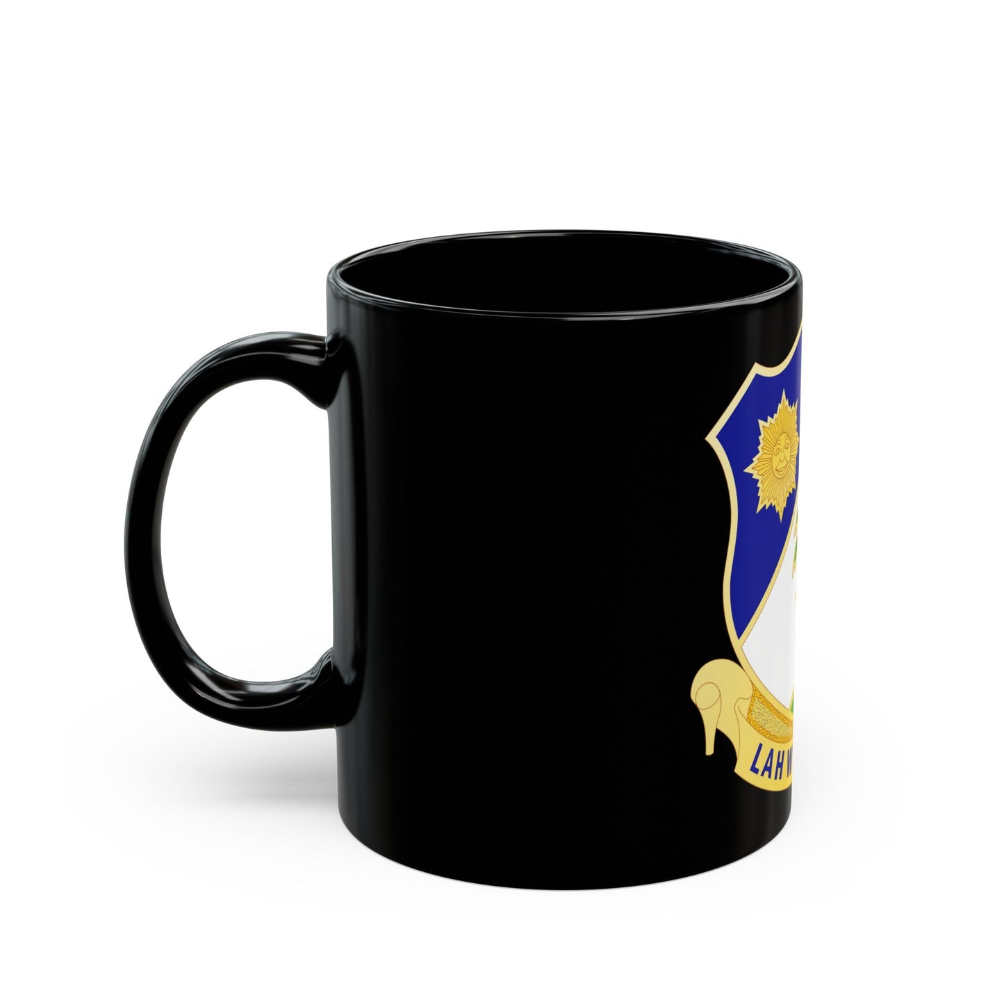 134th Cavalry Regiment (U.S. Army) Black Coffee Mug-The Sticker Space