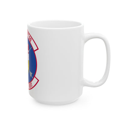 135 Airlift Squadron (U.S. Air Force) White Coffee Mug-The Sticker Space