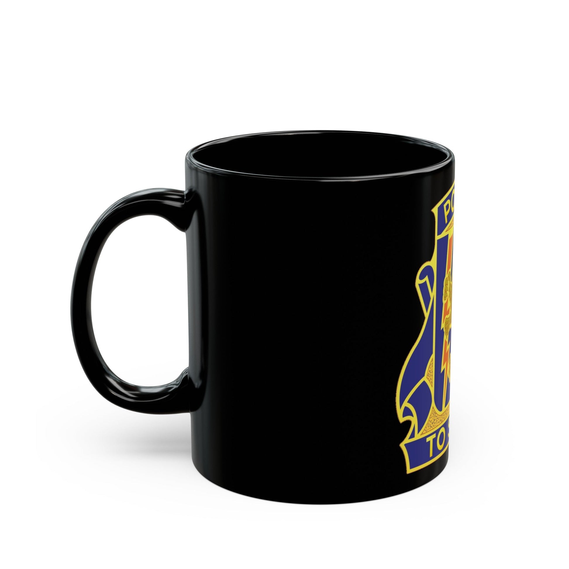 135 Aviation Regiment (U.S. Army) Black Coffee Mug-The Sticker Space