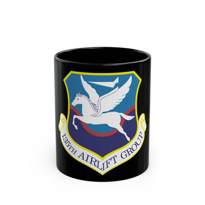 135th Airlift Group (U.S. Air Force) Black Coffee Mug-11oz-The Sticker Space