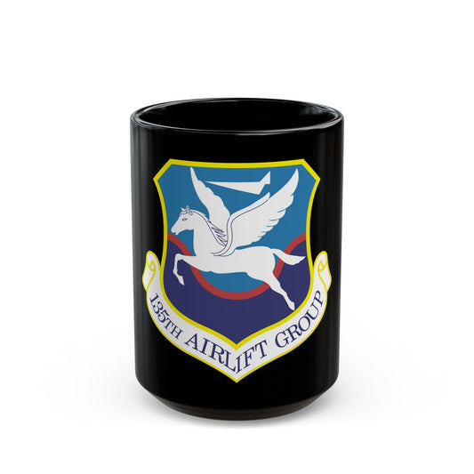 135th Airlift Group (U.S. Air Force) Black Coffee Mug
