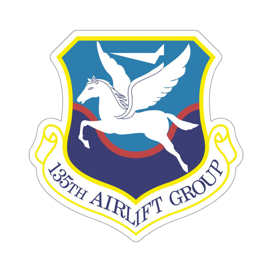 135th Airlift Group (U.S. Air Force) STICKER Vinyl Die-Cut Decal-6 Inch-The Sticker Space