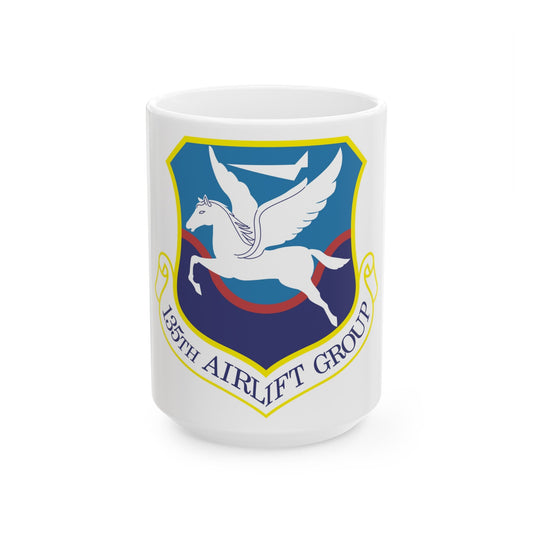135th Airlift Group (U.S. Air Force) White Coffee Mug-15oz-The Sticker Space