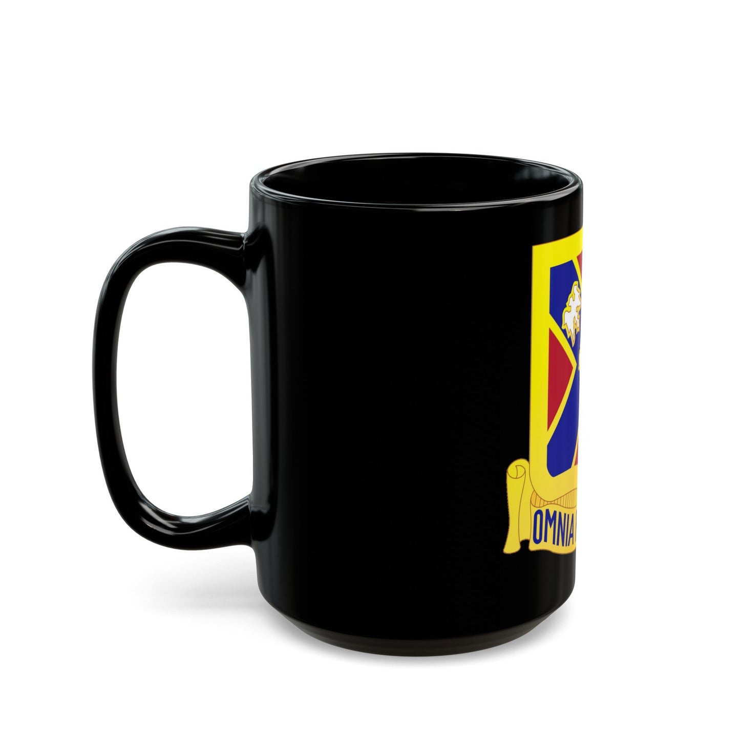 135th Artillery Regiment (U.S. Army) Black Coffee Mug-The Sticker Space