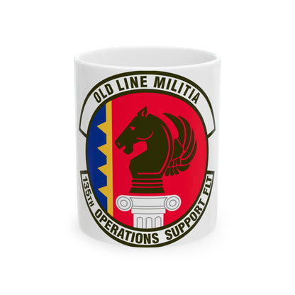 135th Operations Support Flight (U.S. Air Force) White Coffee Mug-11oz-The Sticker Space
