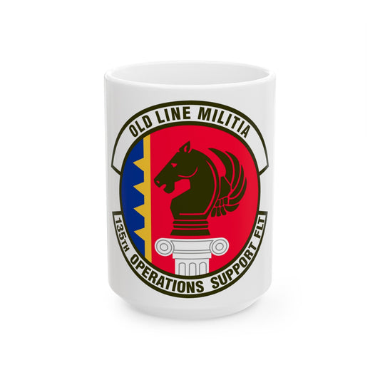 135th Operations Support Flight (U.S. Air Force) White Coffee Mug-15oz-The Sticker Space