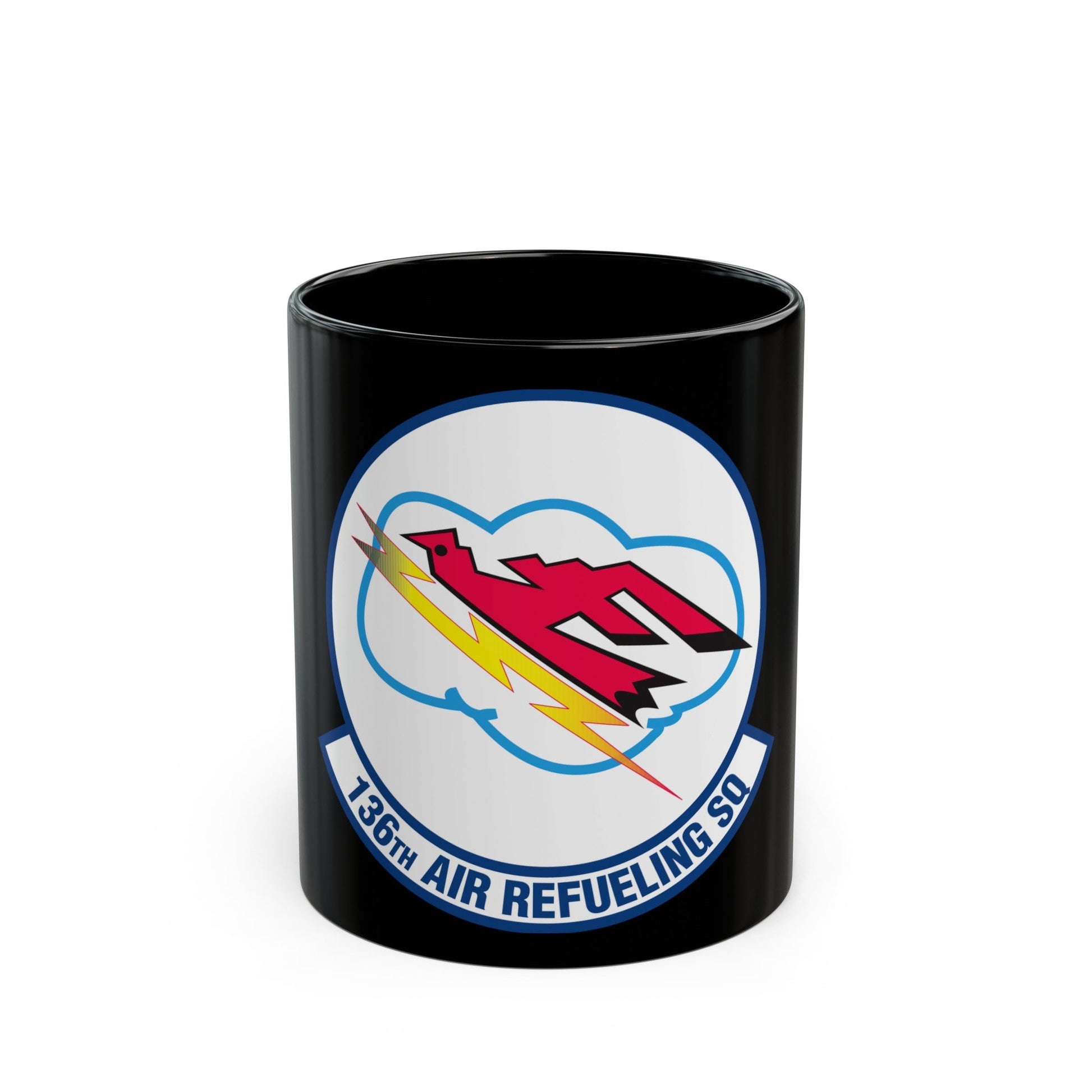 136 Air Refueling Squadron (U.S. Air Force) Black Coffee Mug-11oz-The Sticker Space