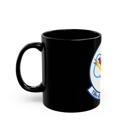 136 Air Refueling Squadron (U.S. Air Force) Black Coffee Mug-The Sticker Space