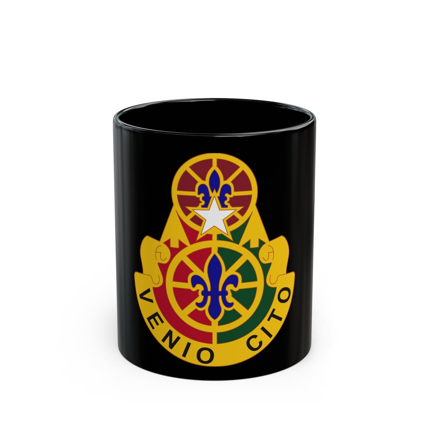 136 Maneuver Enhancement Brigade (U.S. Army) Black Coffee Mug-11oz-The Sticker Space