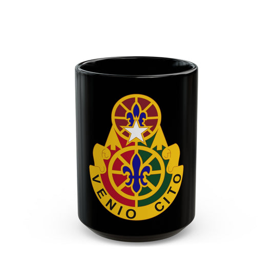 136 Maneuver Enhancement Brigade (U.S. Army) Black Coffee Mug-15oz-The Sticker Space