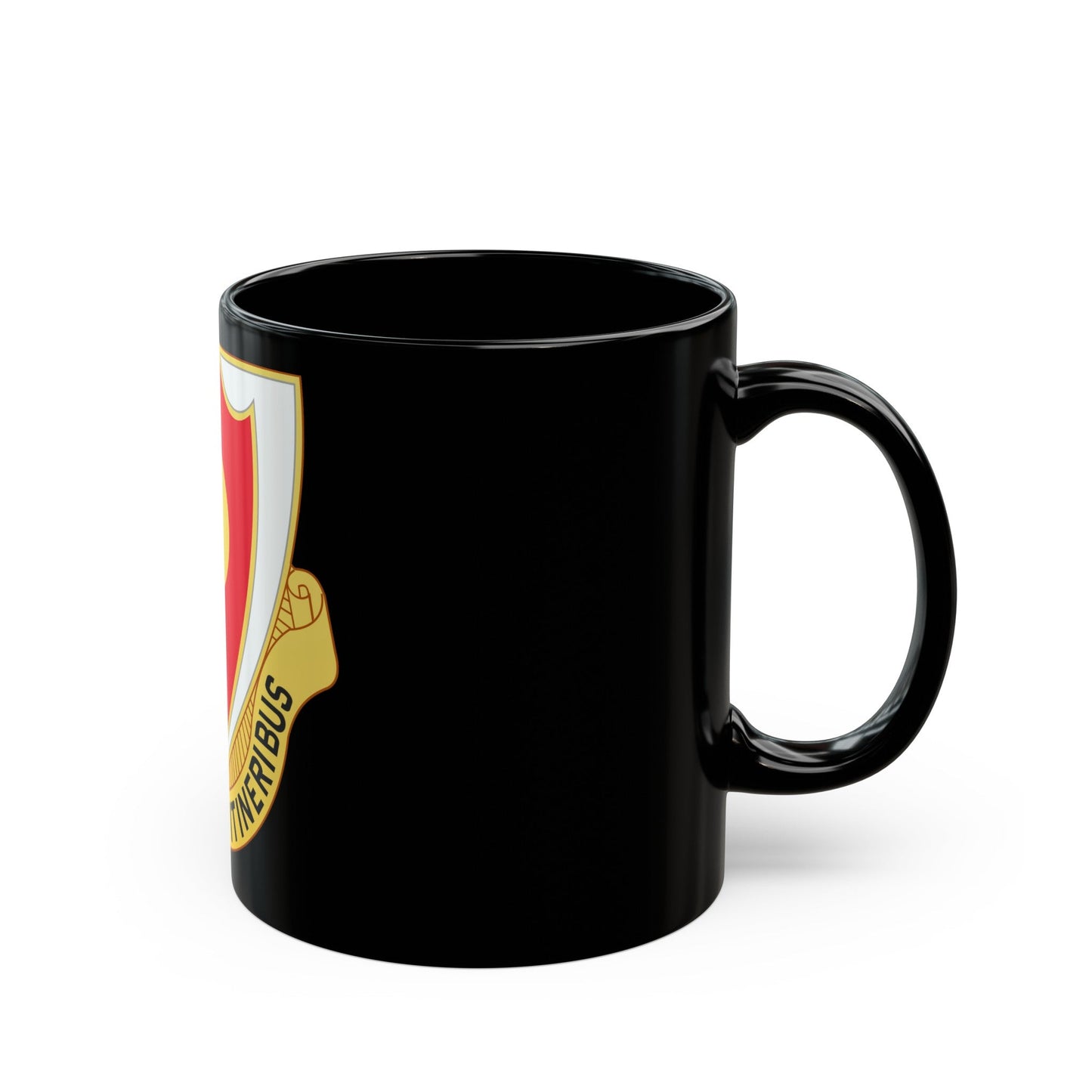 137 Engineer Battalion (U.S. Army) Black Coffee Mug-The Sticker Space