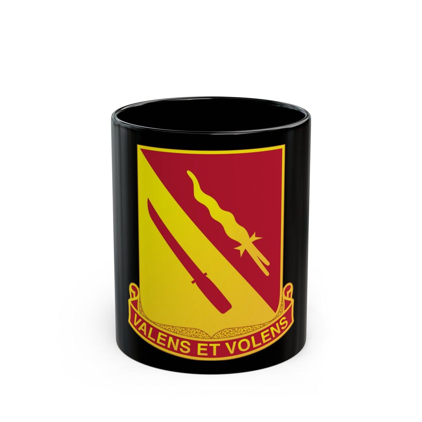 137th Artillery Regiment (U.S. Army) Black Coffee Mug-11oz-The Sticker Space