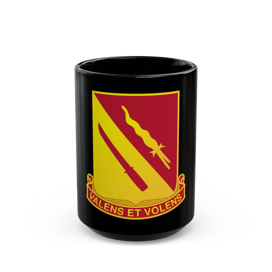 137th Artillery Regiment (U.S. Army) Black Coffee Mug-15oz-The Sticker Space