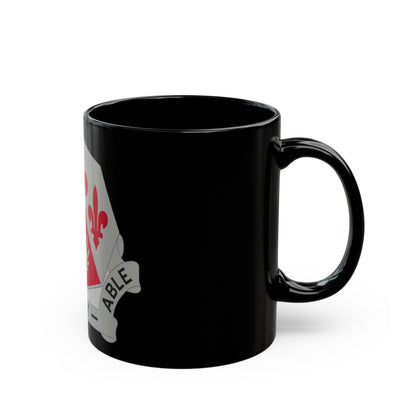 138 Engineer Group (U.S. Army) Black Coffee Mug-The Sticker Space