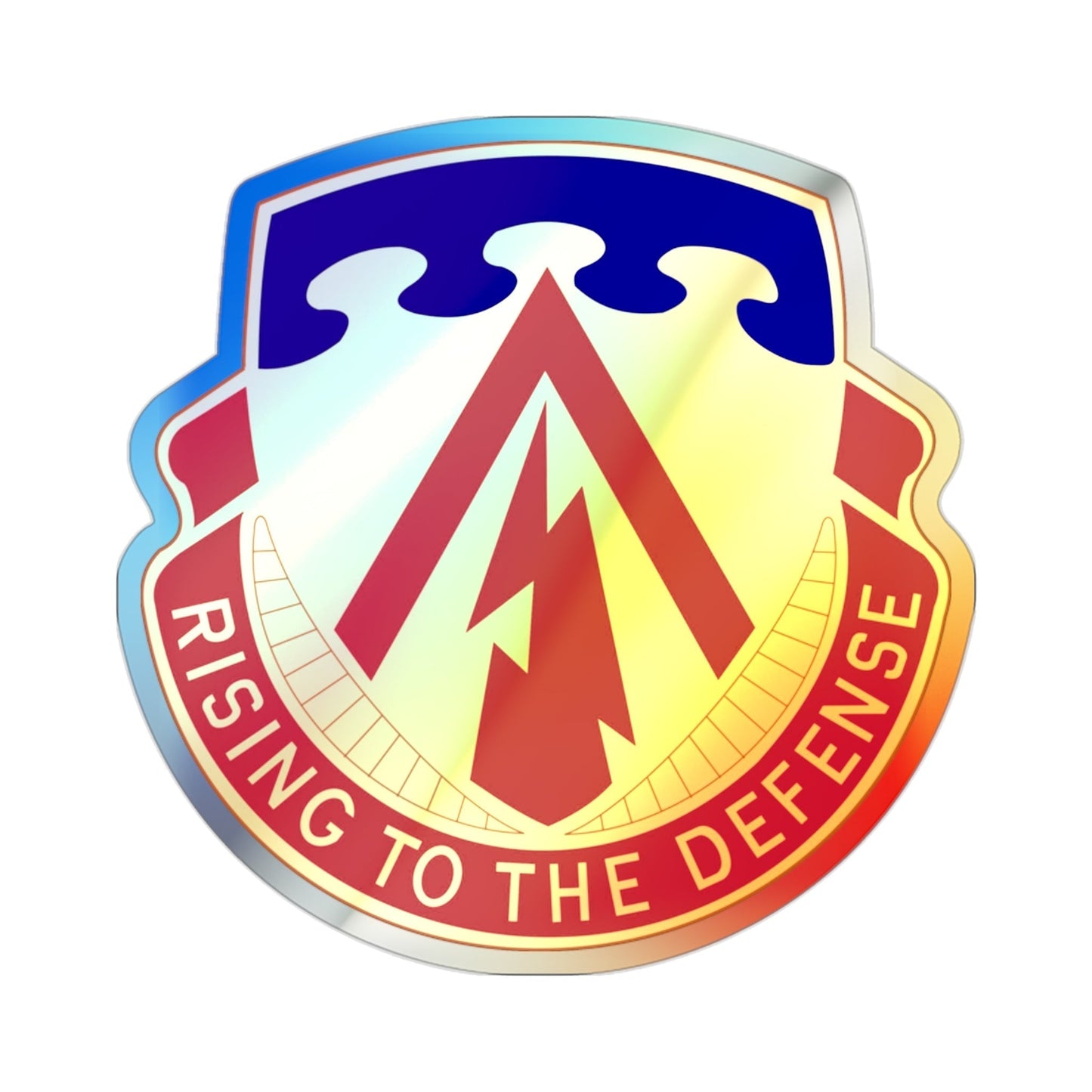 138th Air Defense Artillery Regiment (U.S. Army) Holographic STICKER Die-Cut Vinyl Decal-2 Inch-The Sticker Space