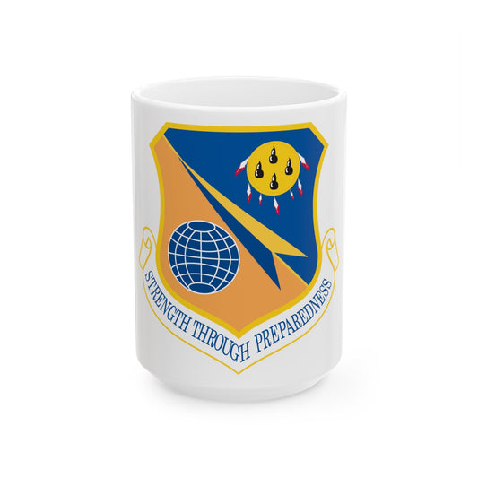 138th Fighter Wing (U.S. Air Force) White Coffee Mug-15oz-The Sticker Space