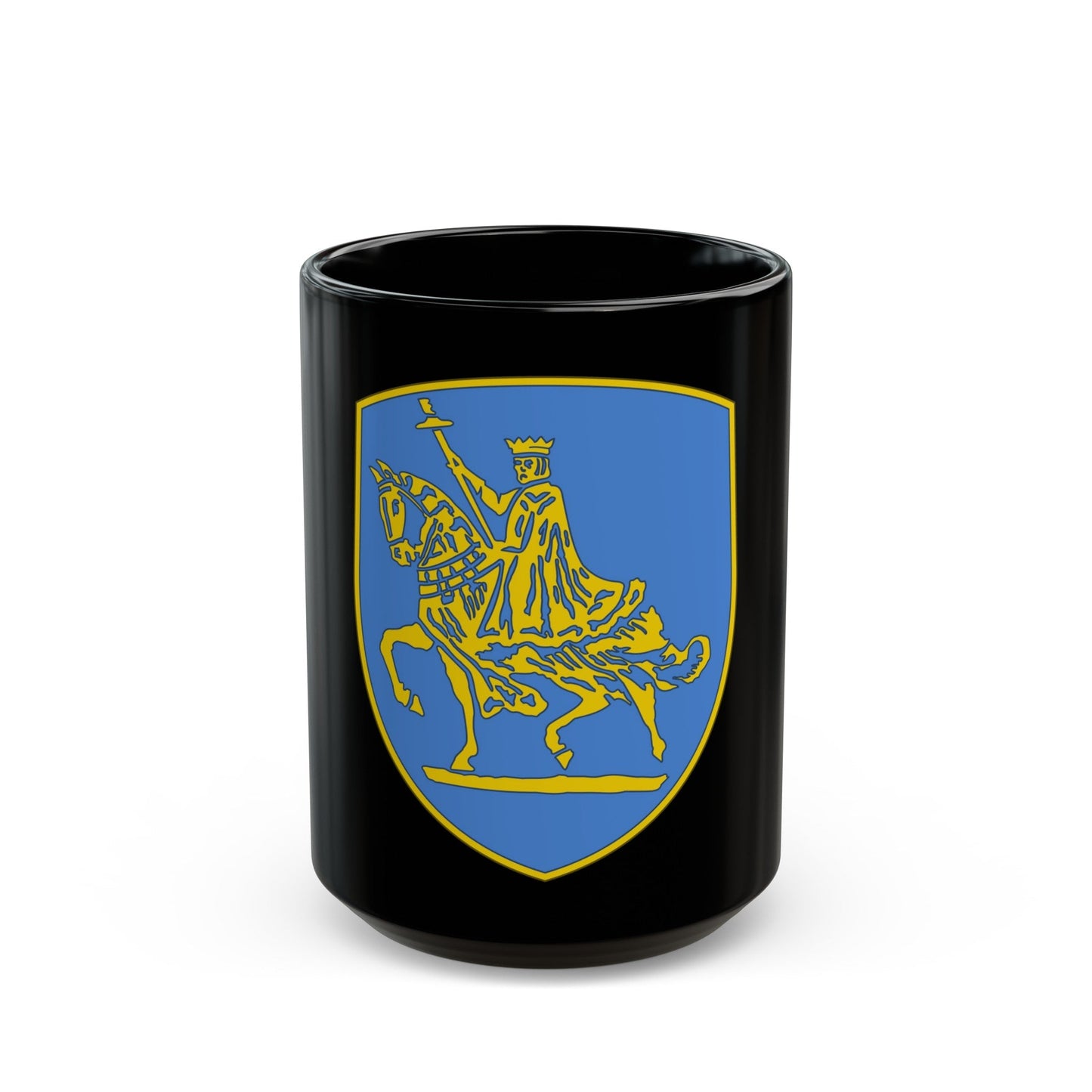 138th Infantry Regiment (U.S. Army) Black Coffee Mug-15oz-The Sticker Space