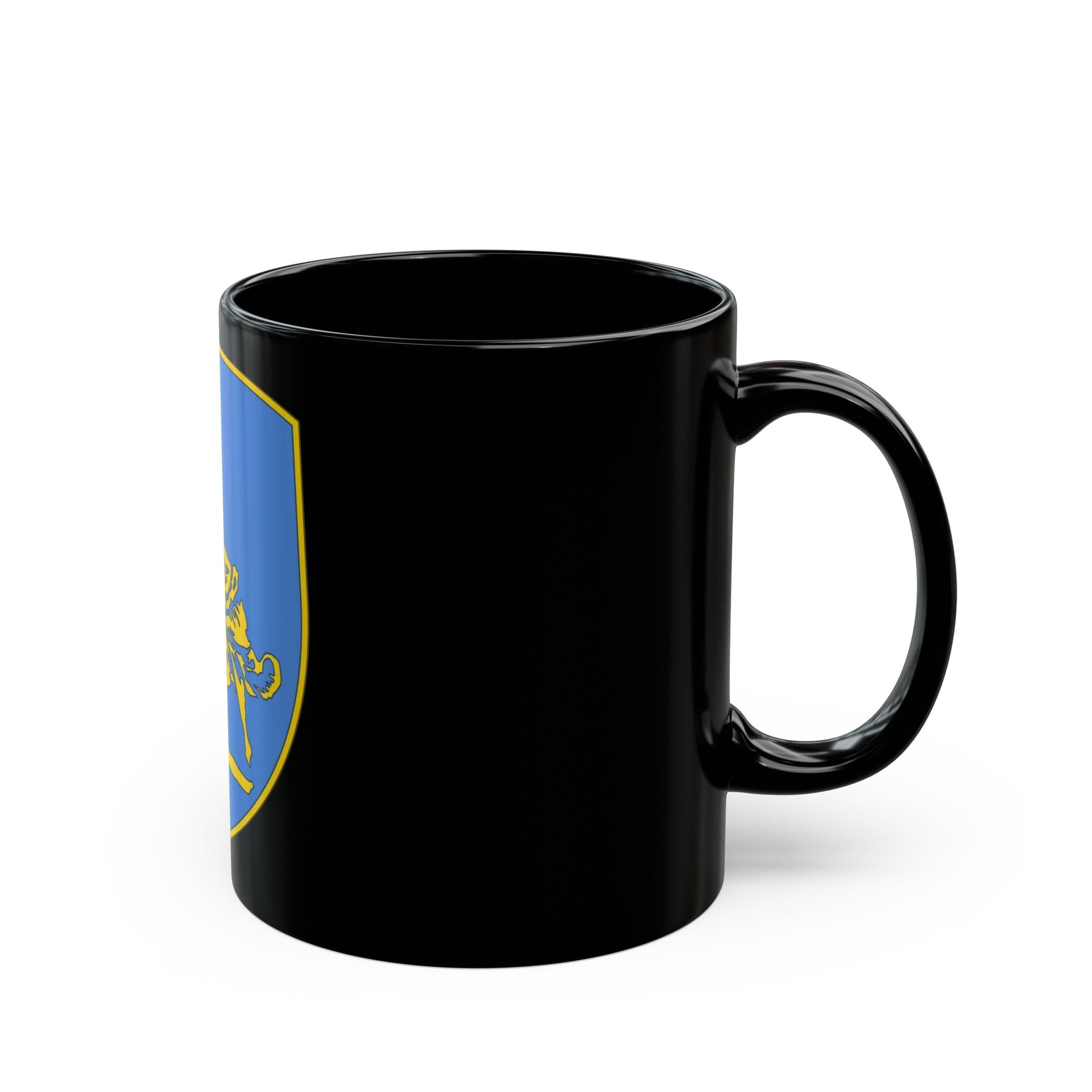 138th Infantry Regiment (U.S. Army) Black Coffee Mug-The Sticker Space