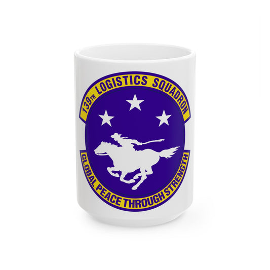 139th Logistics Squadron (U.S. Air Force) White Coffee Mug-15oz-The Sticker Space