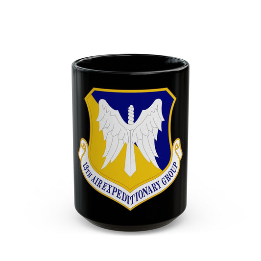 13th Air Expeditionary Group (U.S. Air Force) Black Coffee Mug-15oz-The Sticker Space