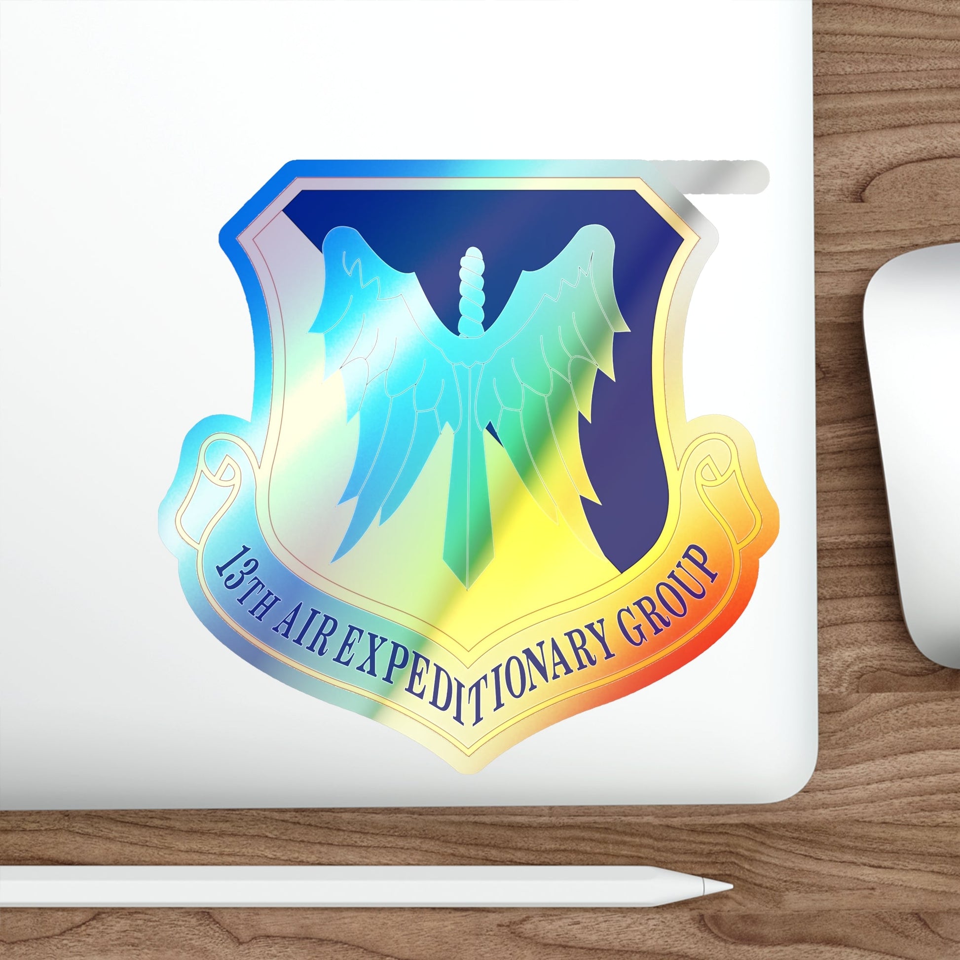 13th Air Expeditionary Group (U.S. Air Force) Holographic STICKER Die-Cut Vinyl Decal-The Sticker Space