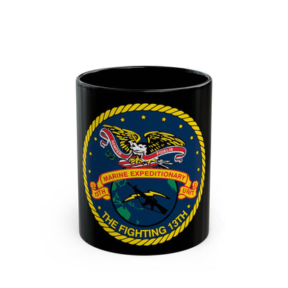 13th Marine Command Element 13th MEU (USMC) Black Coffee Mug-11oz-The Sticker Space