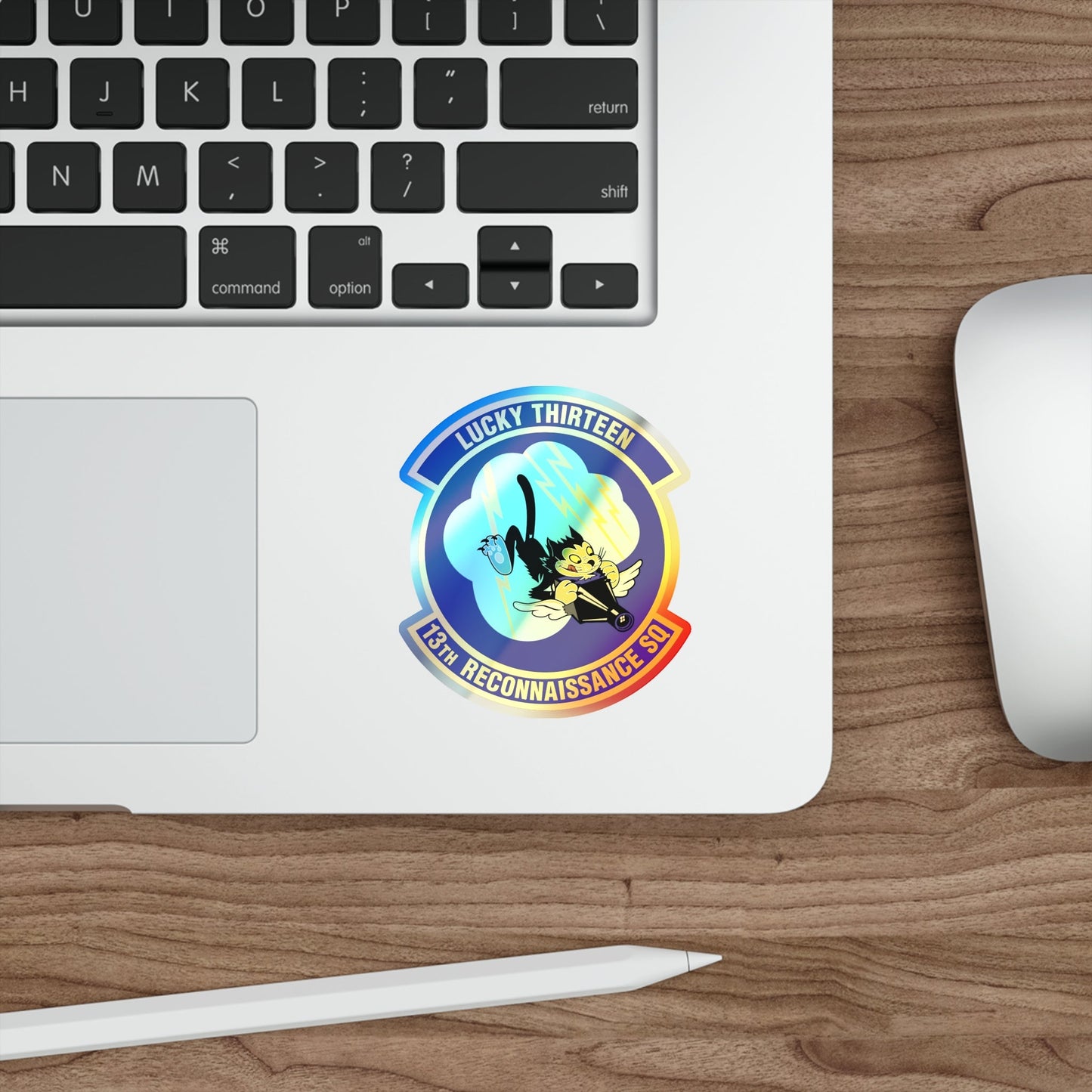 13th Reconnaissance Squadron (U.S. Air Force) Holographic STICKER Die-Cut Vinyl Decal-The Sticker Space