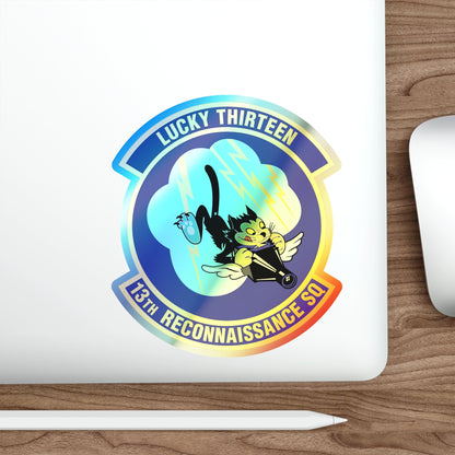 13th Reconnaissance Squadron (U.S. Air Force) Holographic STICKER Die-Cut Vinyl Decal-The Sticker Space