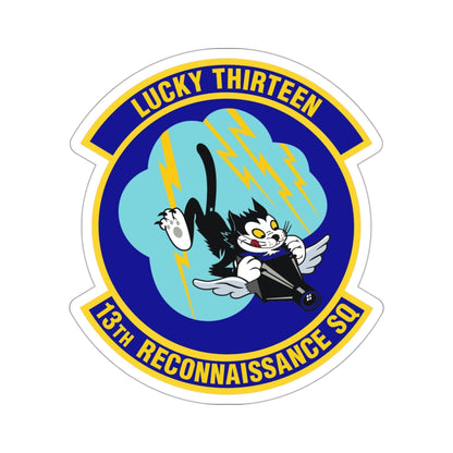 13th Reconnaissance Squadron (U.S. Air Force) STICKER Vinyl Die-Cut Decal-3 Inch-The Sticker Space