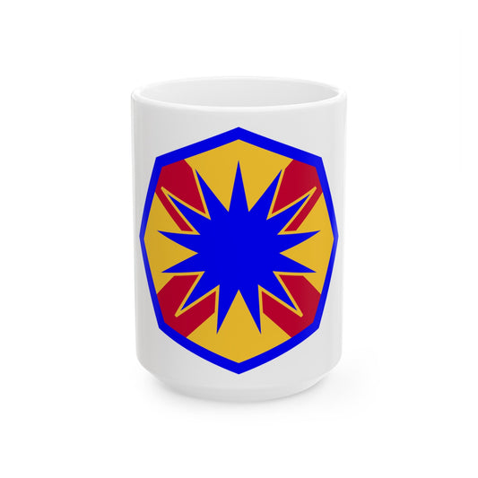 13th Sustainment Command Expeditionary (U.S. Army) White Coffee Mug-15oz-The Sticker Space
