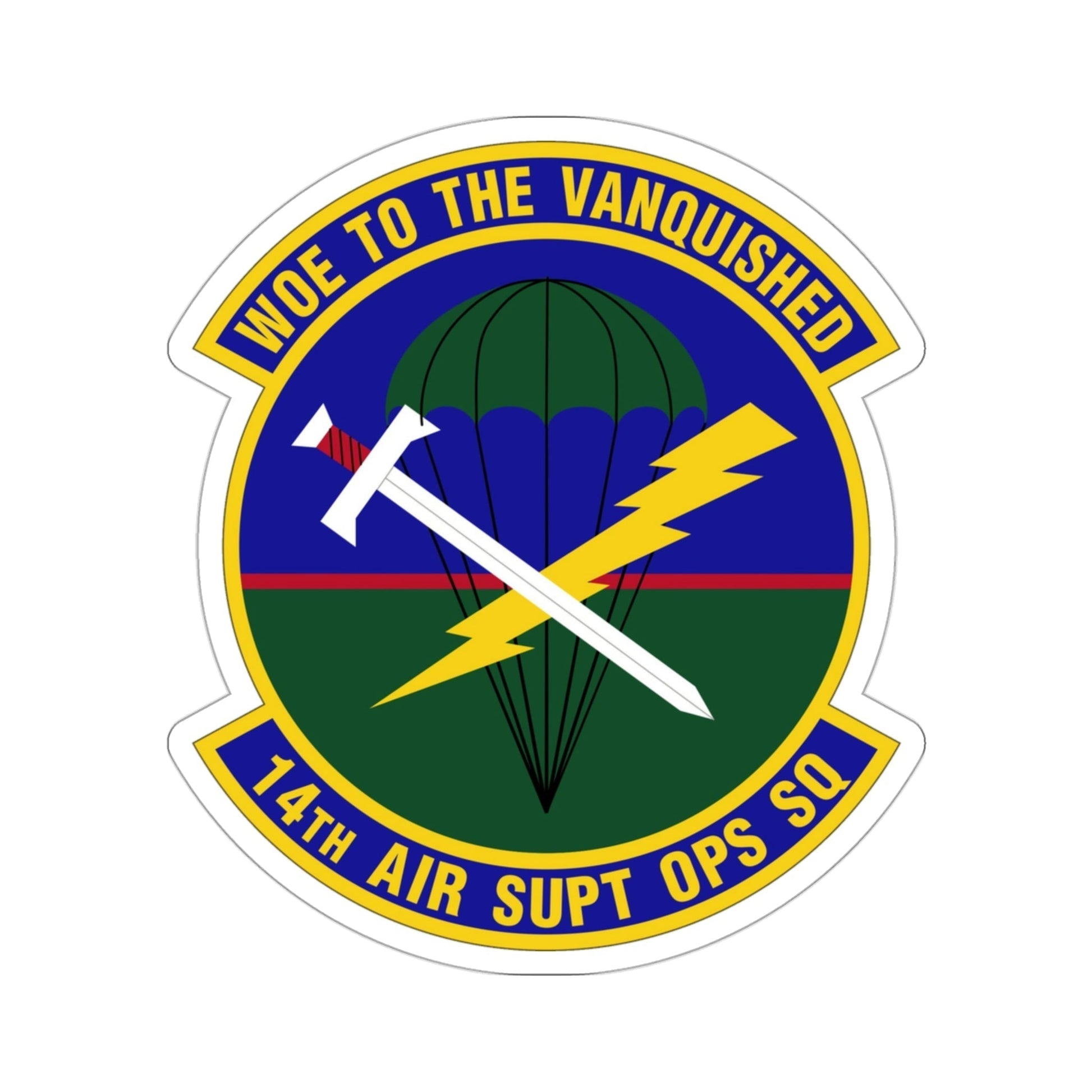 14 Air Support Operations Squadron ACC (U.S. Air Force) STICKER Vinyl Die-Cut Decal-3 Inch-The Sticker Space