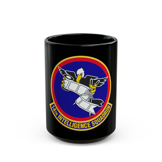 14 Intelligence Squadron AFRC (U.S. Air Force) Black Coffee Mug-15oz-The Sticker Space