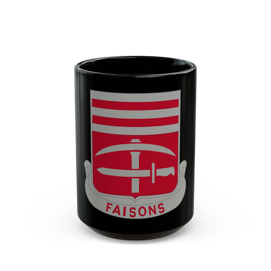 140 Engineer Battalion (U.S. Army) Black Coffee Mug