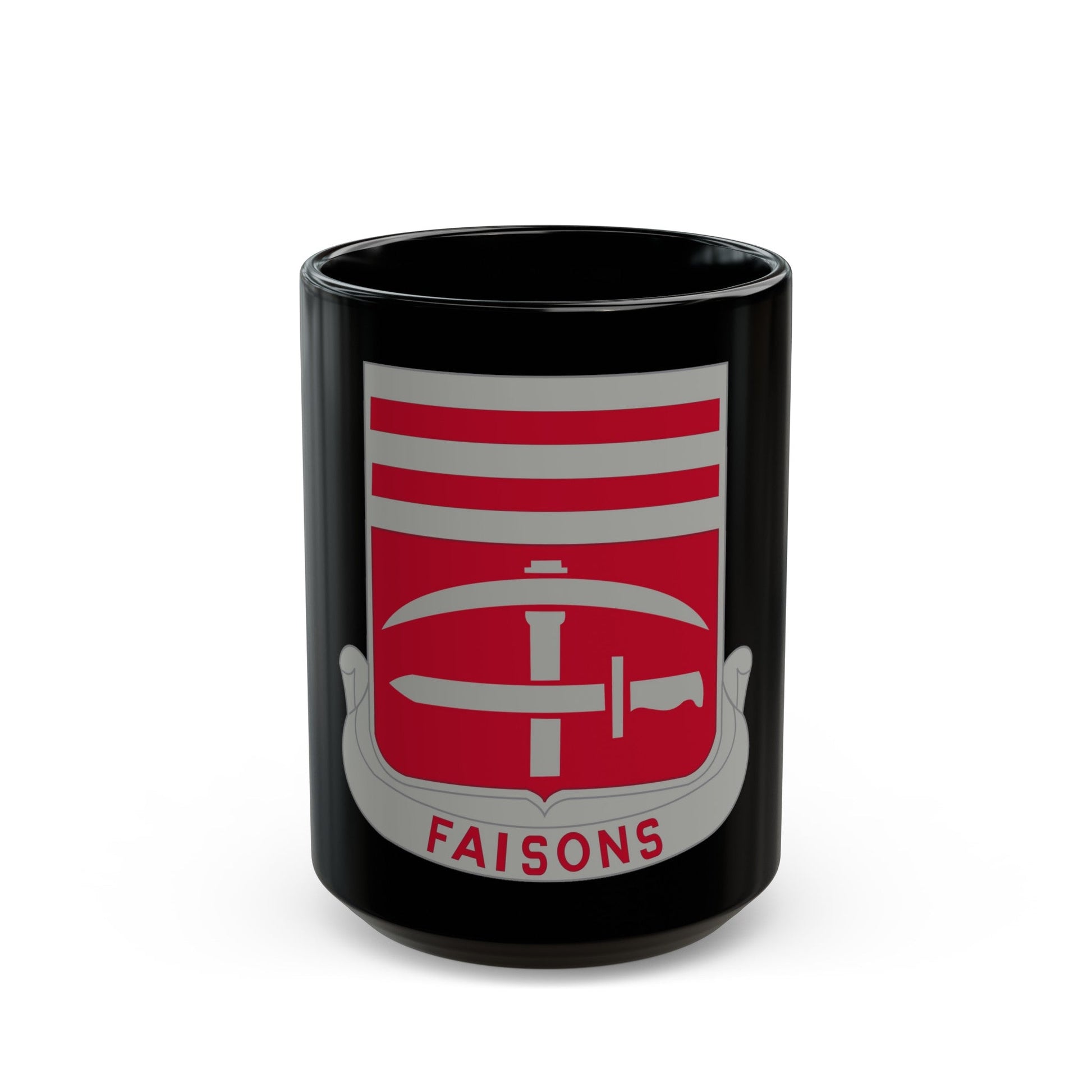 140 Engineer Battalion (U.S. Army) Black Coffee Mug-15oz-The Sticker Space