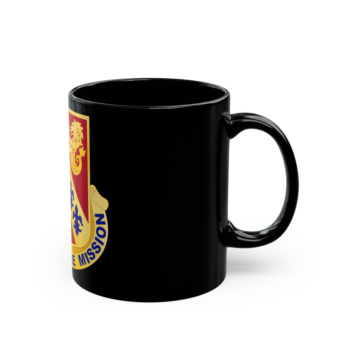 140 Signal Battalion (U.S. Army) Black Coffee Mug-The Sticker Space