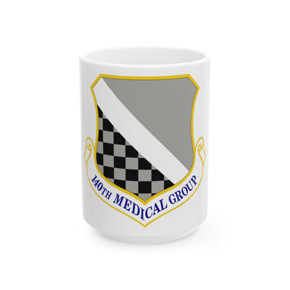 140th Medical Group (U.S. Air Force) White Coffee Mug-15oz-The Sticker Space