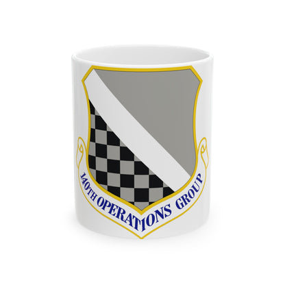 140th Operations Group (U.S. Air Force) White Coffee Mug-11oz-The Sticker Space