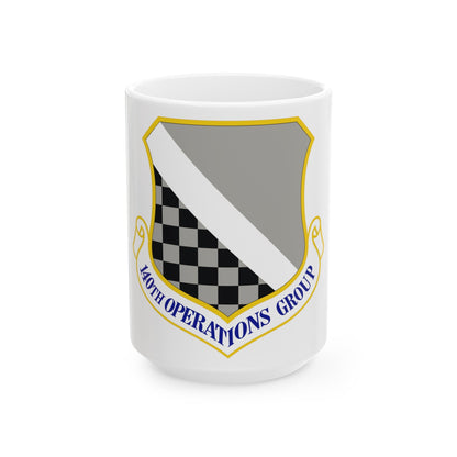 140th Operations Group (U.S. Air Force) White Coffee Mug-15oz-The Sticker Space