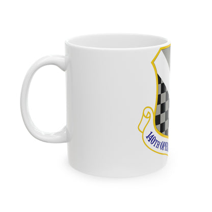 140th Operations Group (U.S. Air Force) White Coffee Mug-The Sticker Space