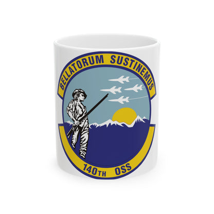 140th Operations Support Squadron (U.S. Air Force) White Coffee Mug-11oz-The Sticker Space