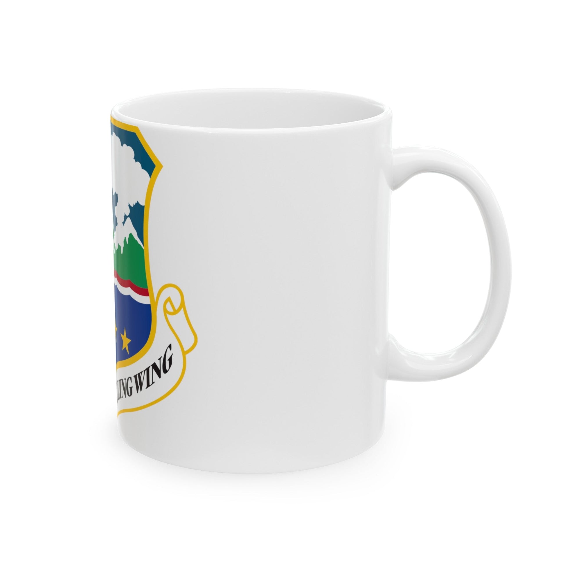 141st Air Refueling Wing (U.S. Air Force) White Coffee Mug-The Sticker Space