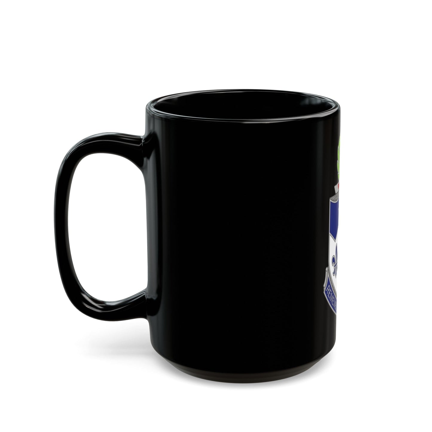 141st Infantry Regiment (U.S. Army) Black Coffee Mug-The Sticker Space