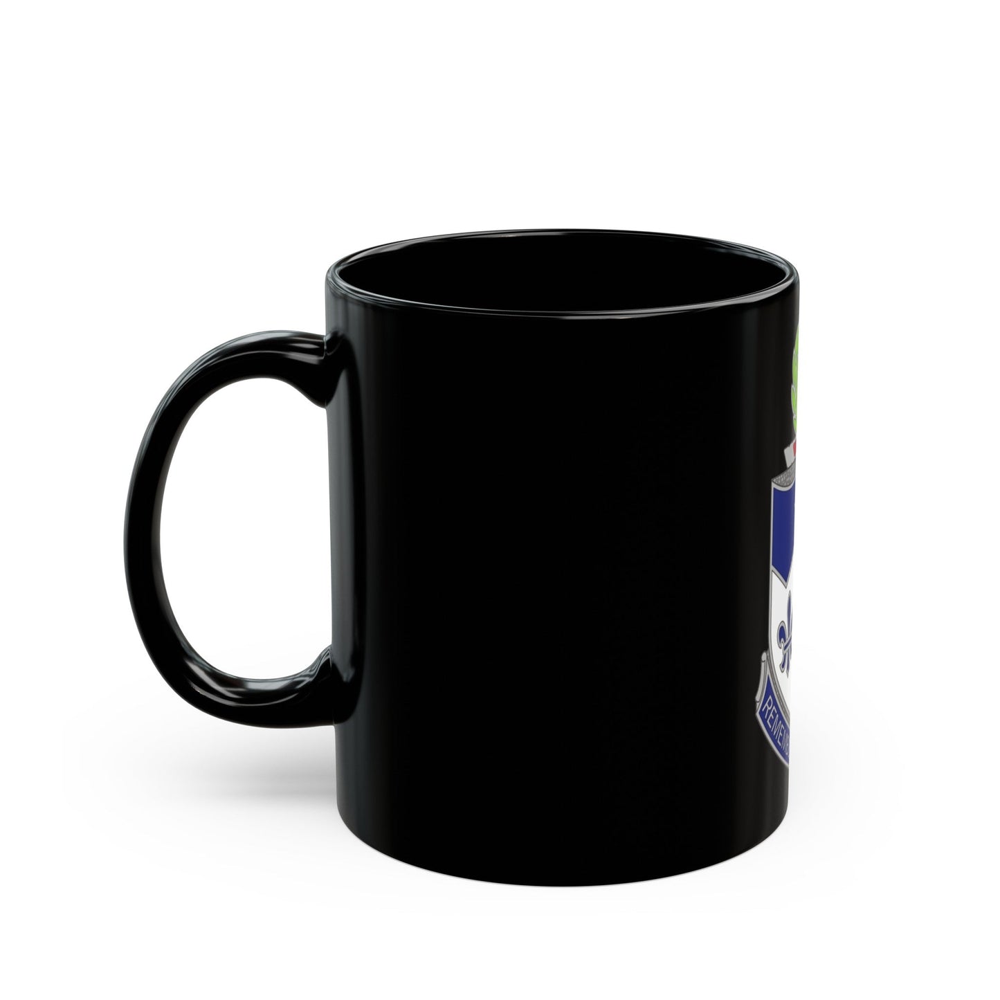 141st Infantry Regiment (U.S. Army) Black Coffee Mug-The Sticker Space